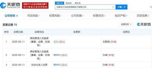 美團(tuán)關(guān)聯(lián)公司監(jiān)事變更 王興卸任，劉敏娟接棒，聚焦信息系統(tǒng)集成服務(wù)
